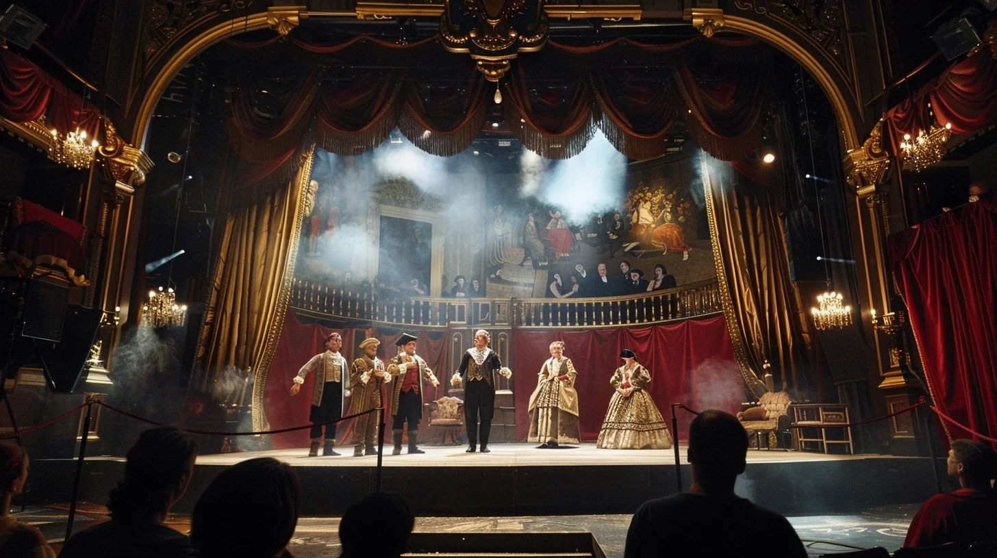 Moment du spectacle sur scène