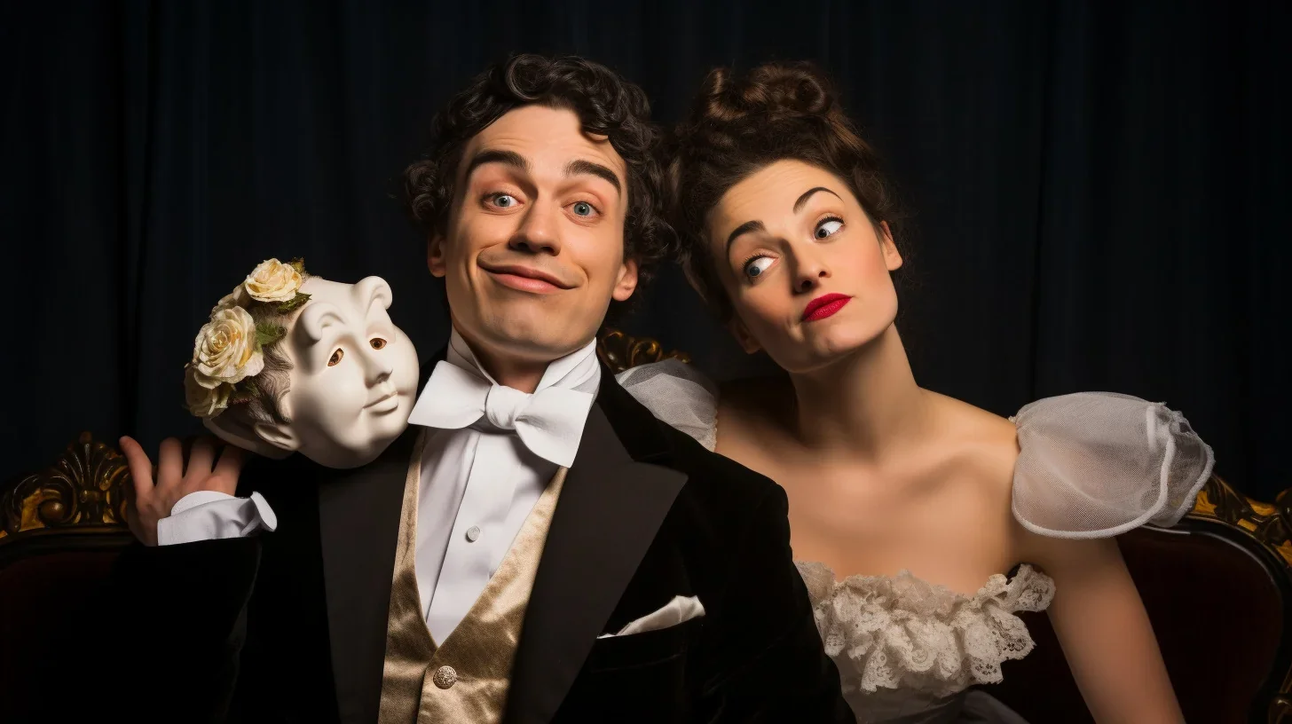 Sur cette scène enchanteresse du spectacle "Lumière dans l'Ombre", l'art théâtral prend vie avec éclat. Les acteurs, porteurs d'ém