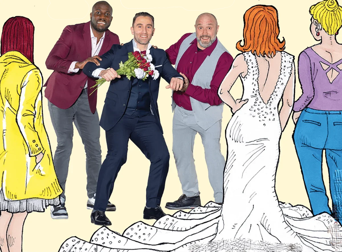 L'affiche captivante de la pièce de théâtre "Tout va bien se passer" est à la fois colorée et intrigante.