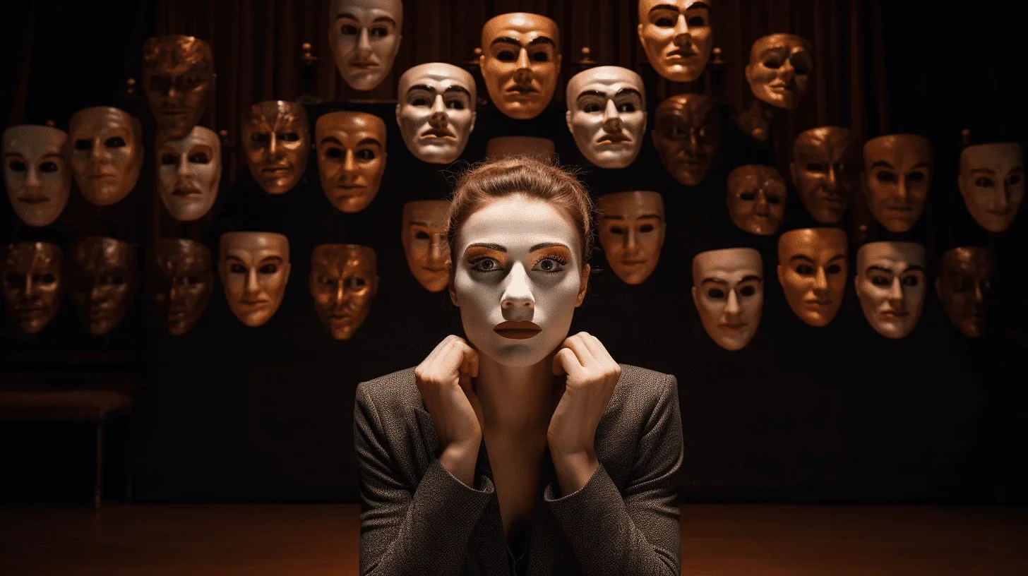 La Voix du Théâtre : Une Comédienne en Pleine Expression