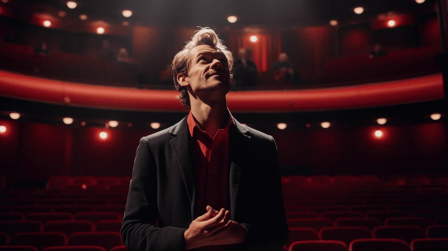 Sur cette photo, on aperçoit un atelier de théâtre en cours, avec un focus sur l'importance de la voix comme instrument. Les parti