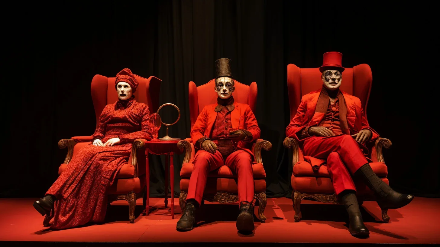 Cette photo met en scène un protagoniste et un antagoniste au cœur d'une confrontation intense, tandis que d'autres personnages ob