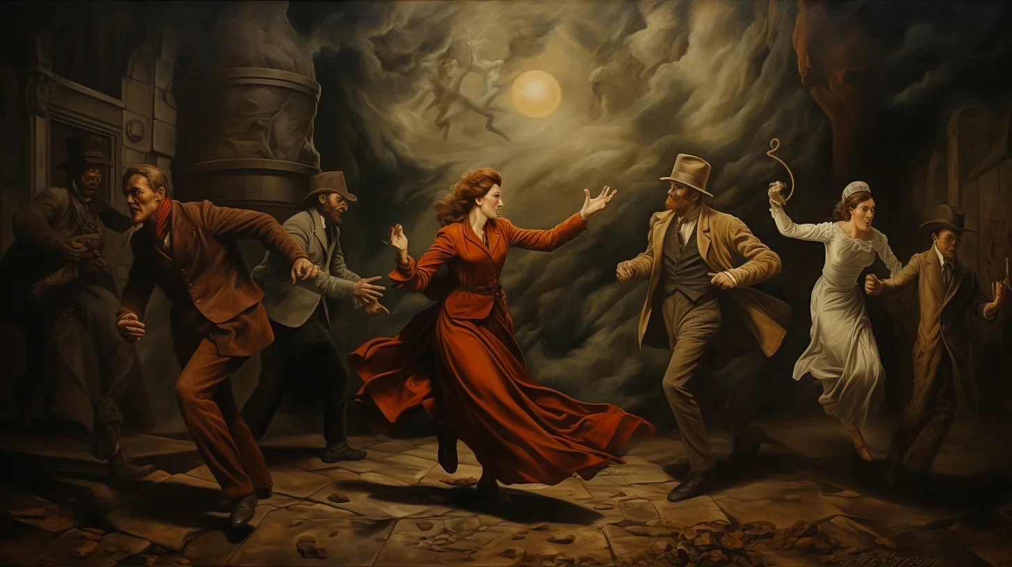 Comme des athlètes lancés dans une course effrénée, les mots se précipitent et s'entrelacent dans un tourbillon de pensées et d'id