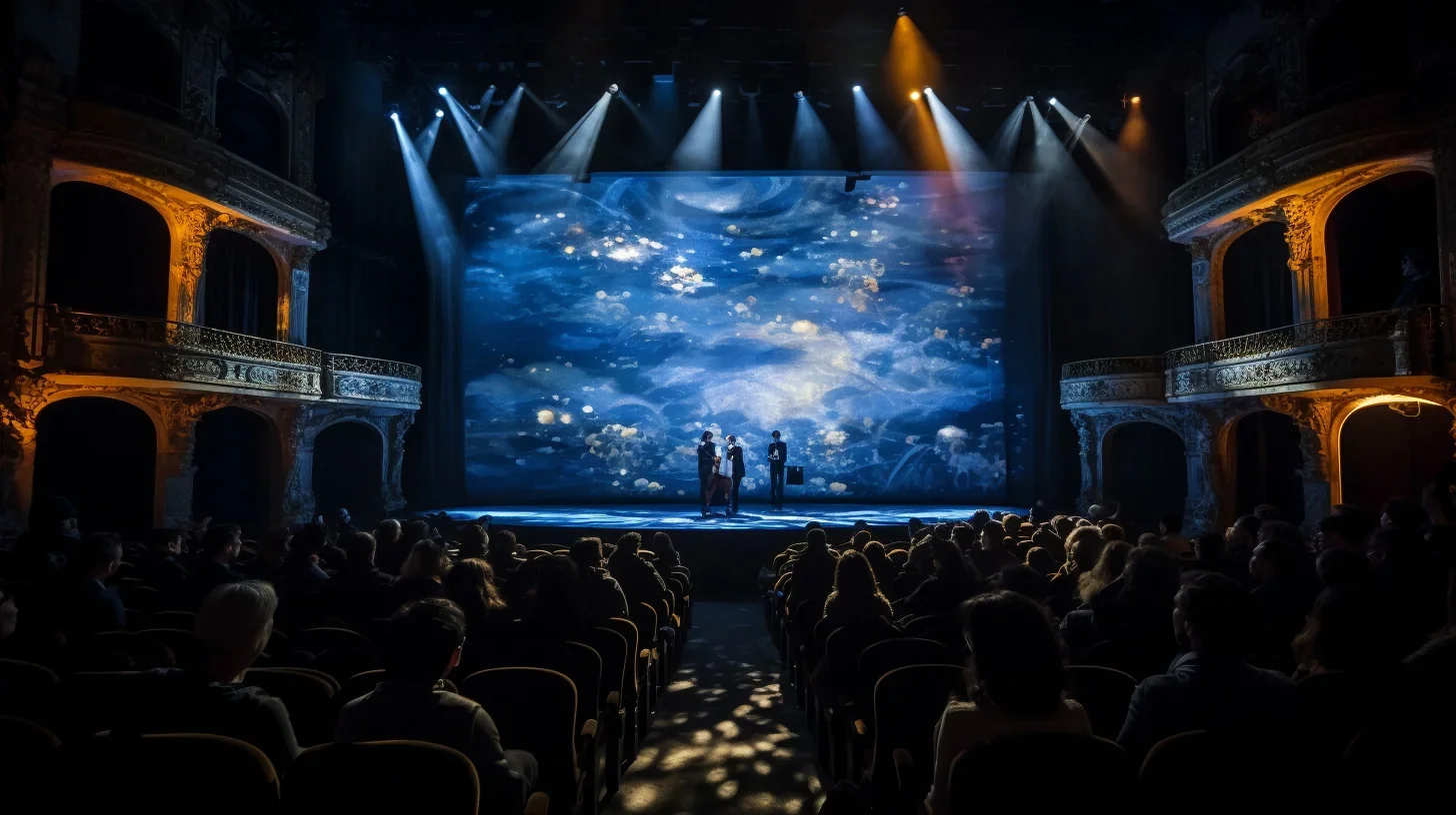 La scène captivante du spectacle se dévoile dans une ambiance feutrée, au cœur d'une bibliothèque universitaire envoûtante. Les ra