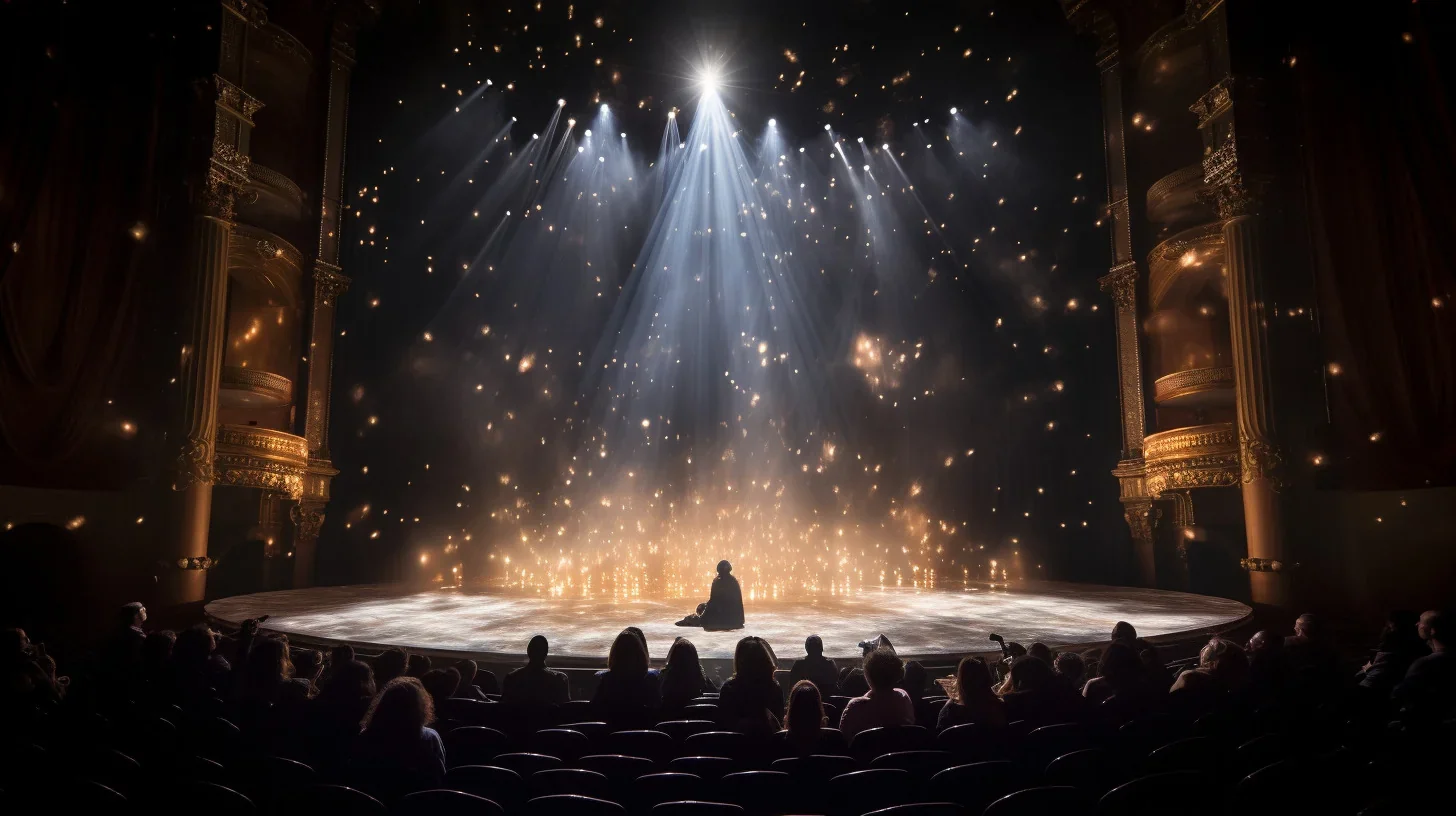 La scène se dévoile dans une atmosphère de mystère et de suspense, où le crime est au cœur de l'intrigue