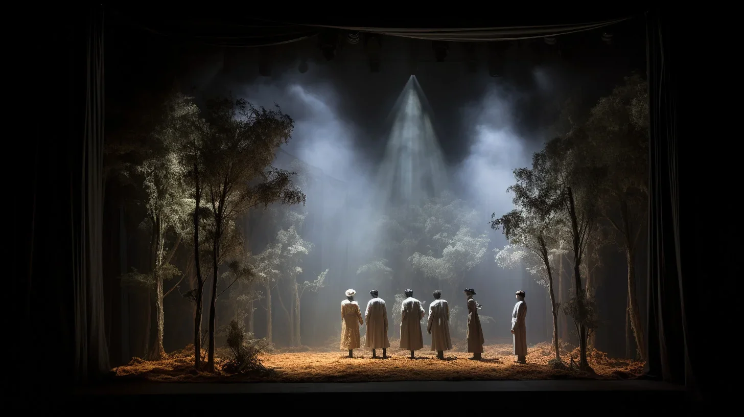 Cette image captivante dévoile une scène dynamique et foisonnante, où de nombreux personnages prennent vie avec une énergie contag