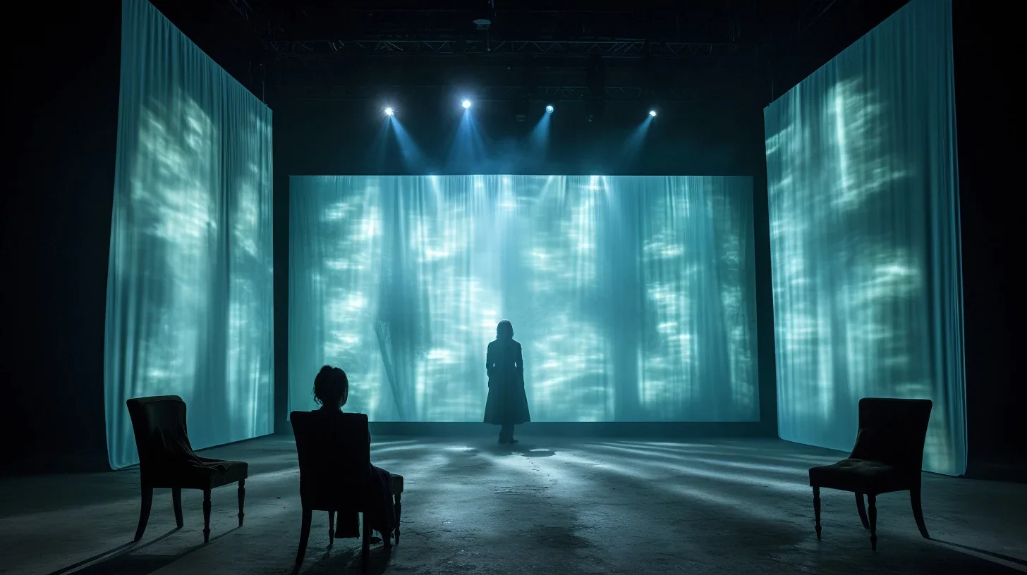 Plongez dans l'enchantement visuel d'une répétition en décors, où les personnages prennent vie dans un monde façonné par l'art et