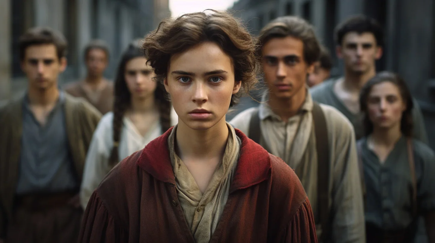 Cette image capture l'essence du théâtre, une fusion de créativité, d'artisanat et d'expression qui fait naître des histoires éton