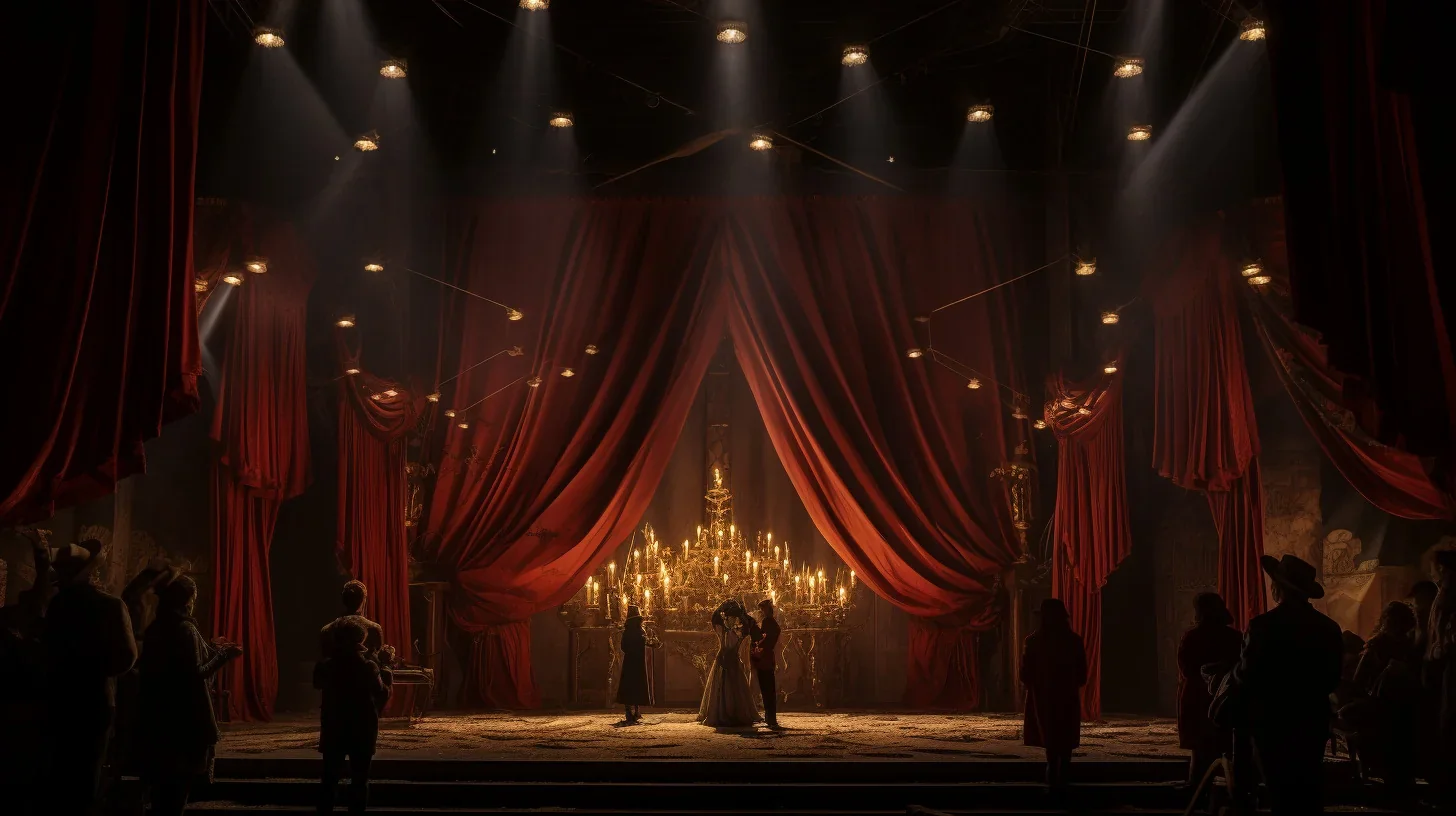 Les costumes d'époque et les décors minutieusement reconstitués transportent le public dans une ère révolue, tandis que les acteur