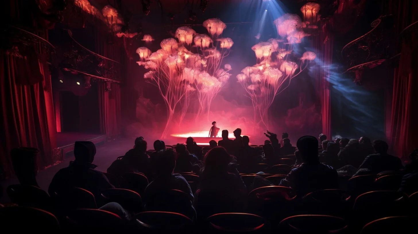 Plongez dans un univers de décors fascinants qui prennent vie sous les projecteurs du théâtre. Explorez des mondes imaginaires et