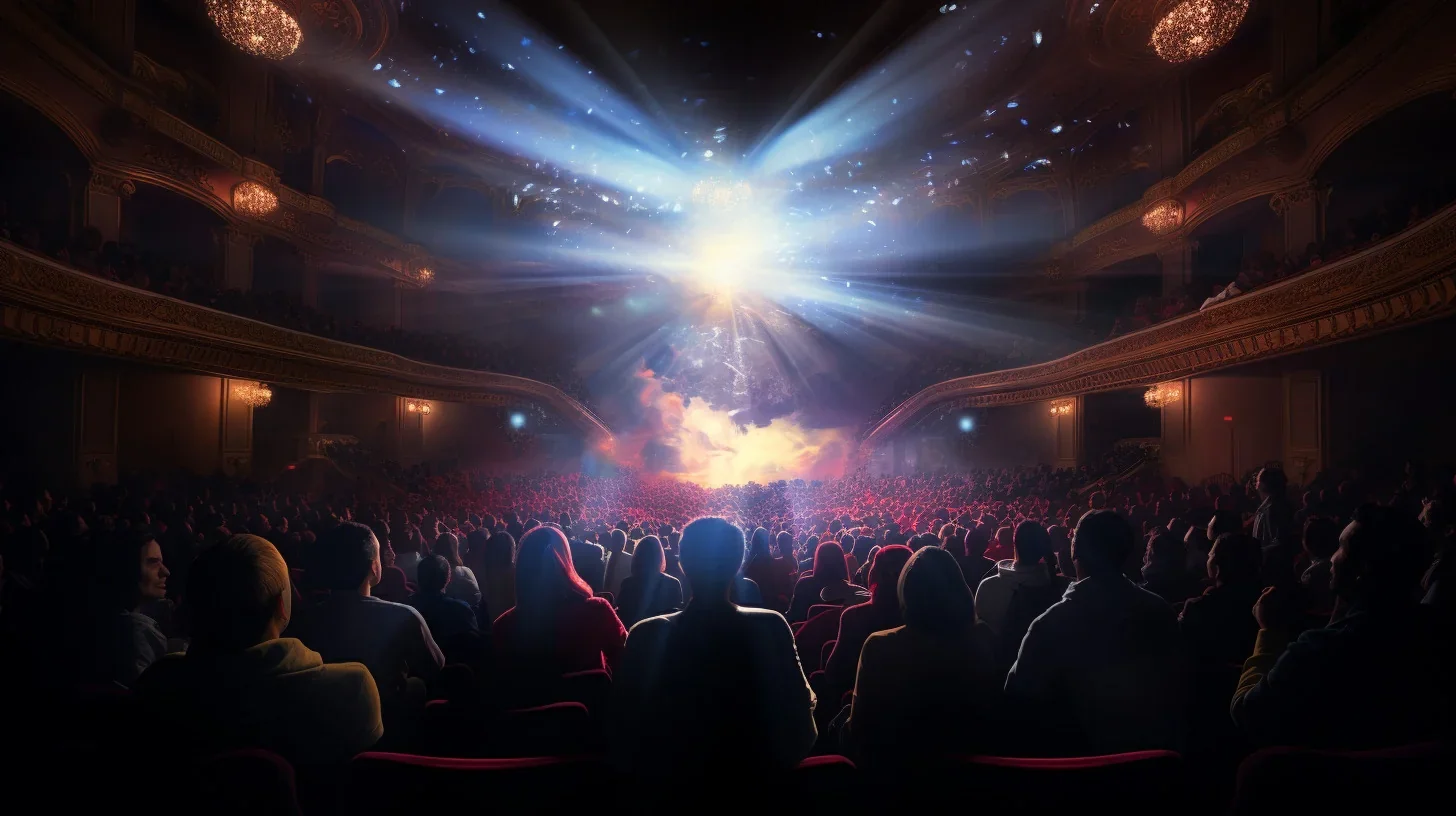 Plongez dans un monde enchanteur où la lumière danse avec grâce et mystère sur la scène. Notre spectacle captivant vous transporte