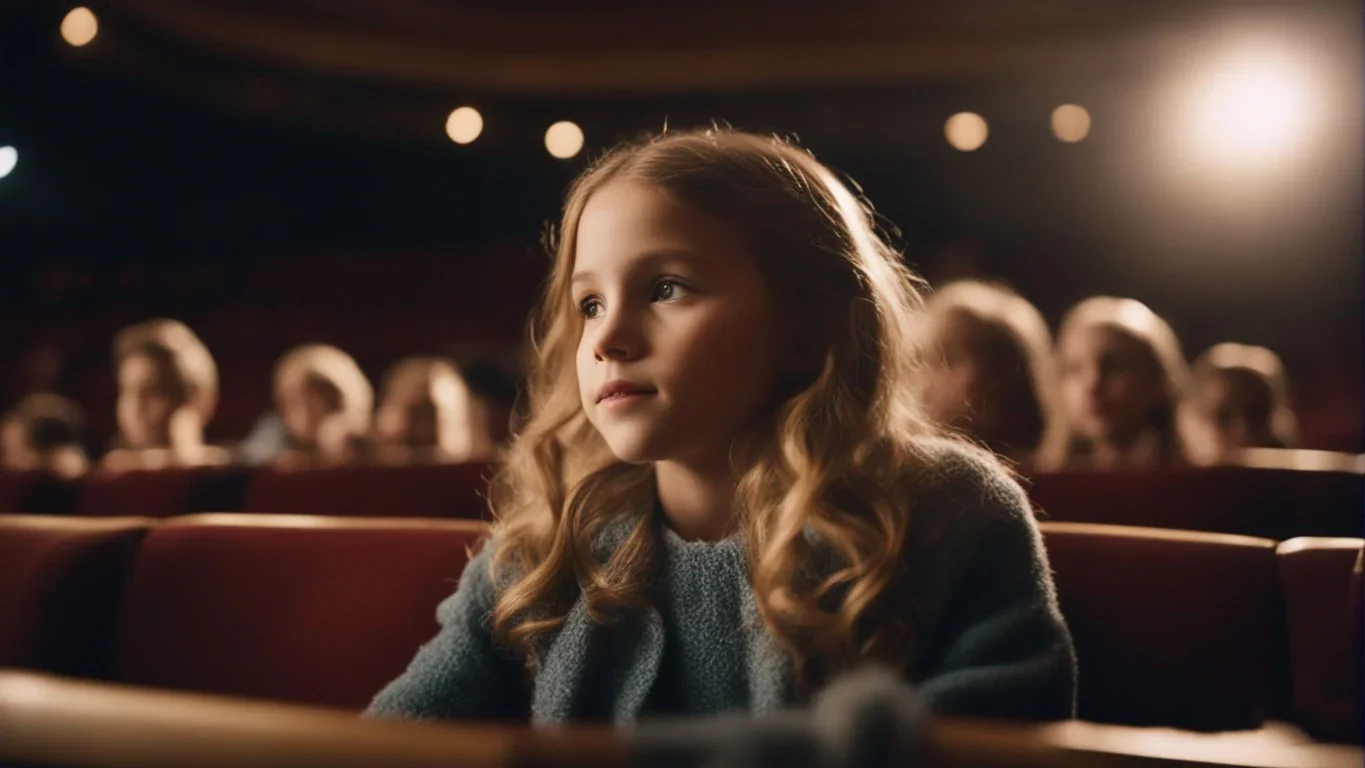 Un sourire timide se dessine sur son visage, témoignant de l'innocence et de la joie de l'enfance. Une scène qui évoque le pouvoir