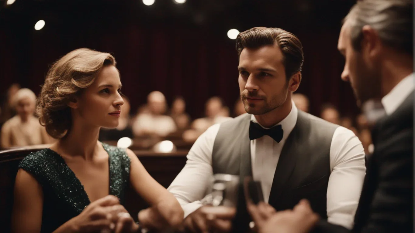 Les dialogues entre lui et elle étaient à la fois dynamiques et émouvants. Le théâtre nous offre un aperçu fascinant de la complex