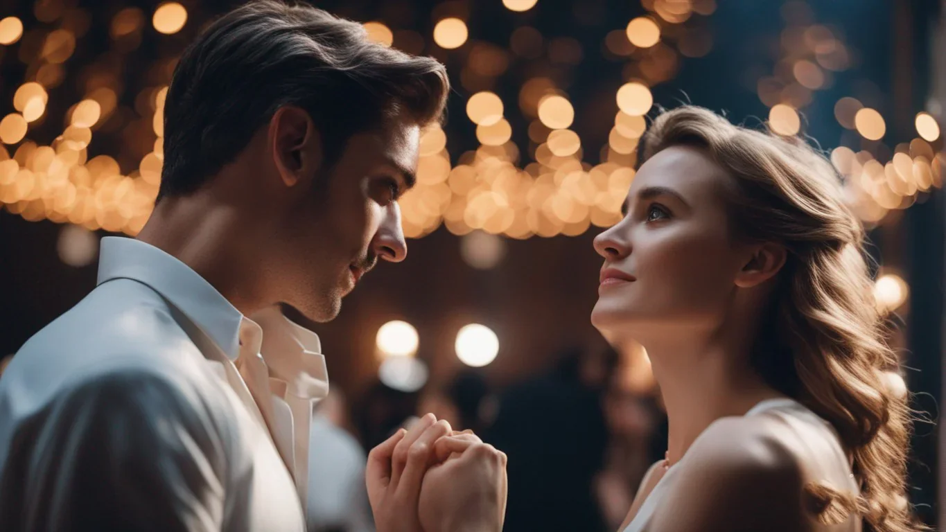 Dans cette image captivante, deux personnes engagées dans une conversation révèlent la magie du dialogue. Le langage des gestes, l