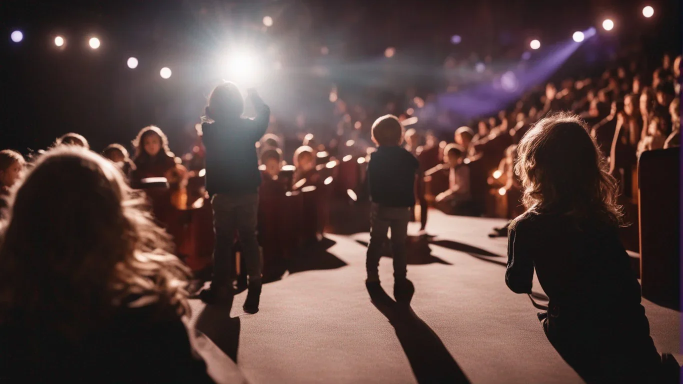 Plongez dans un moment de fierté et d'accomplissement alors que les enfants prennent le centre de la scène pour présenter leur pro