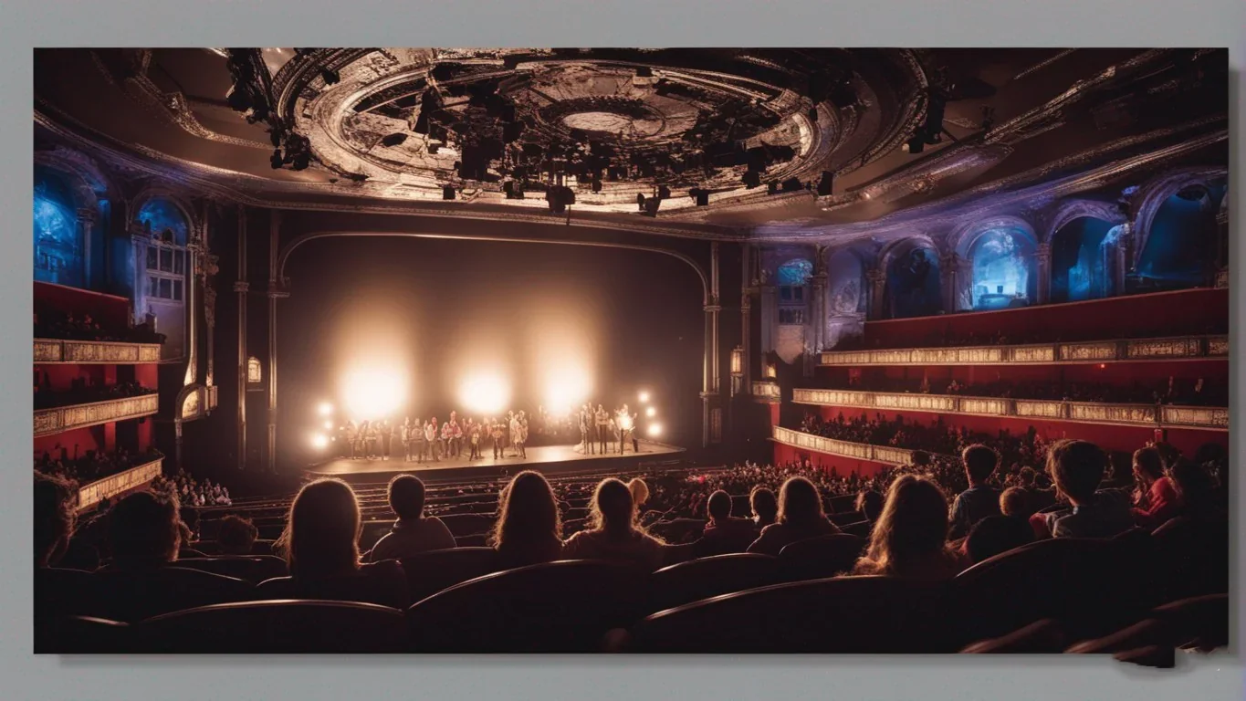 Dans cet instant émouvant, le rideau se ferme doucement sur la scène, marquant la fin d'une performance inoubliable. Les applaudis
