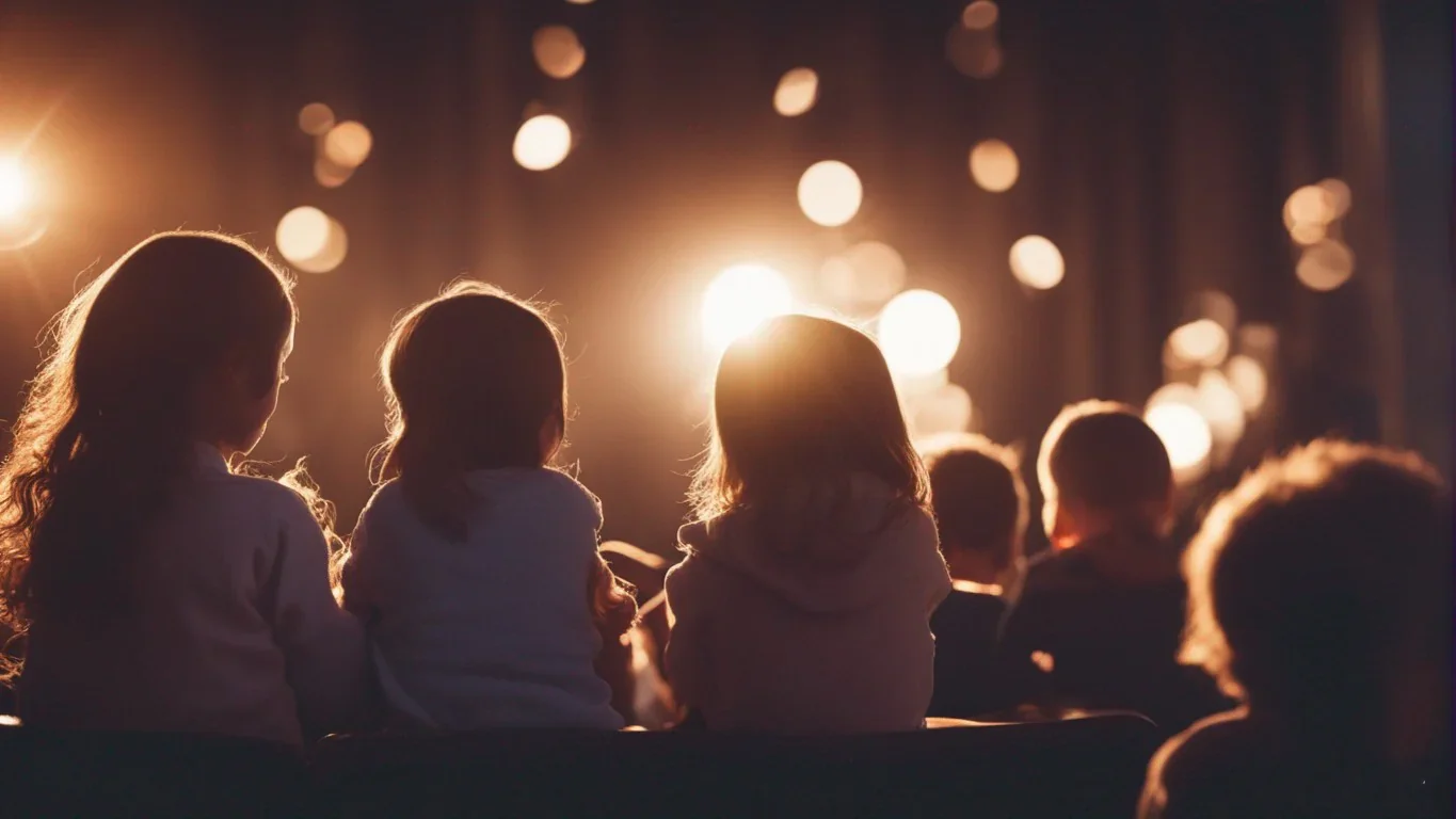 Dans cette capture magique, le public devient une partie intégrante de la saynète en réagissant avec émotions et applaudissements.