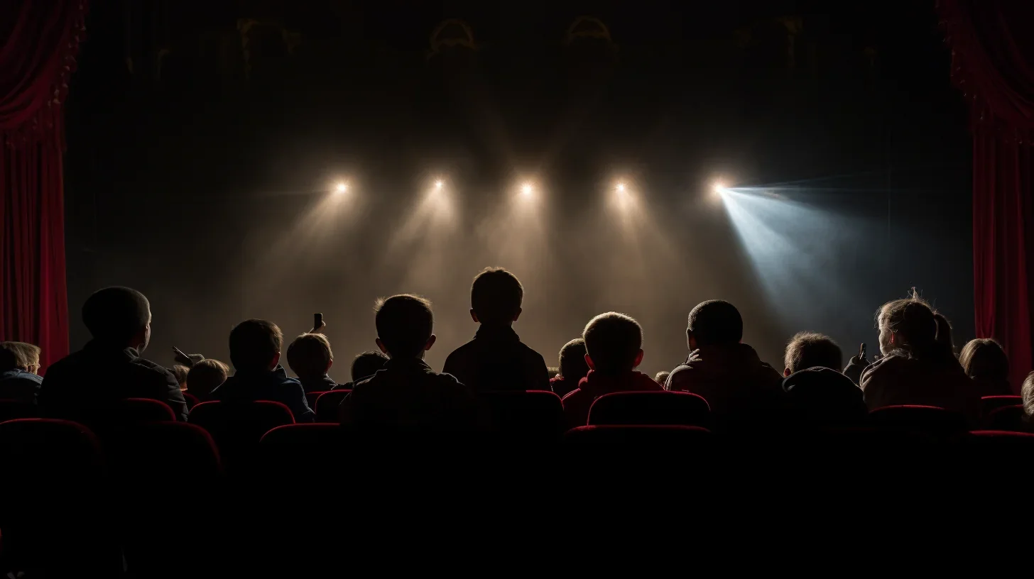 Le public est déjà là, les lumières se baissent, et l'excitation monte en flèche. Nous sommes sur le point de commencer