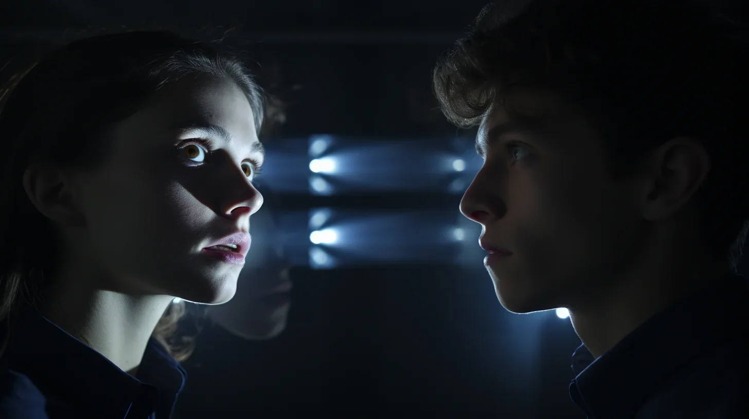 Découvrez l'essence même de notre histoire alors que l'intrigue du dialogue se tisse avec finesse. Chaque mot, chaque réplique, un