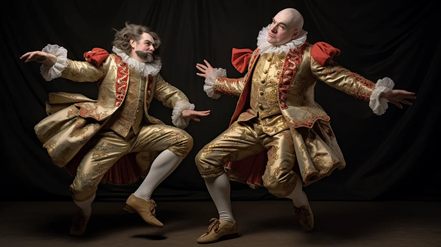 Cette image captivante fige un moment unique où la communication prend une forme artistique. Deux individus engagés dans un dialog