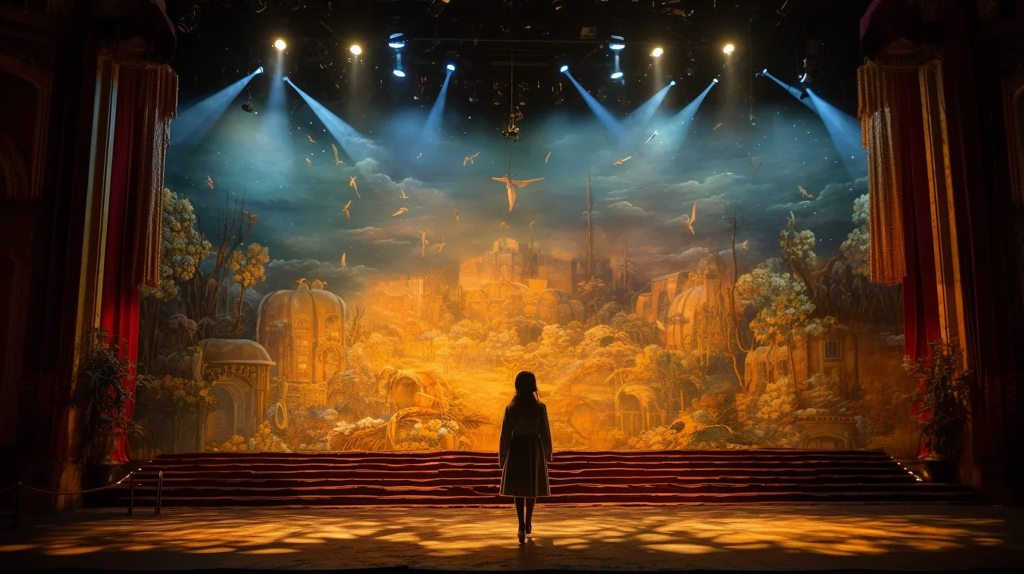 Dans un moment de pure intensité, l'acteur est seul sur scène, enveloppé par un silence qui parle plus fort que les mots. Une perf