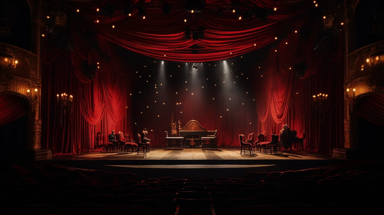 Cette scène, baignée dans une ambiance rouge vibrante, était une véritable explosion visuelle. Les décors rouges ont créé une atmo
