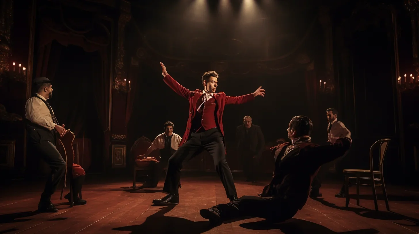 Un moment magique où la danse prend vie sous les mains habiles du metteur en scène, créant une symphonie de mouvements gracieux