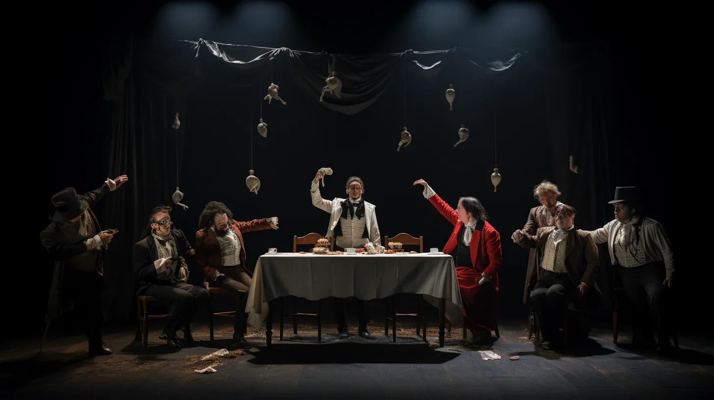 Cette image incarne la grâce et la beauté intemporelle d'une mise en scène classique. Chaque détail reflète la perfection artistiq