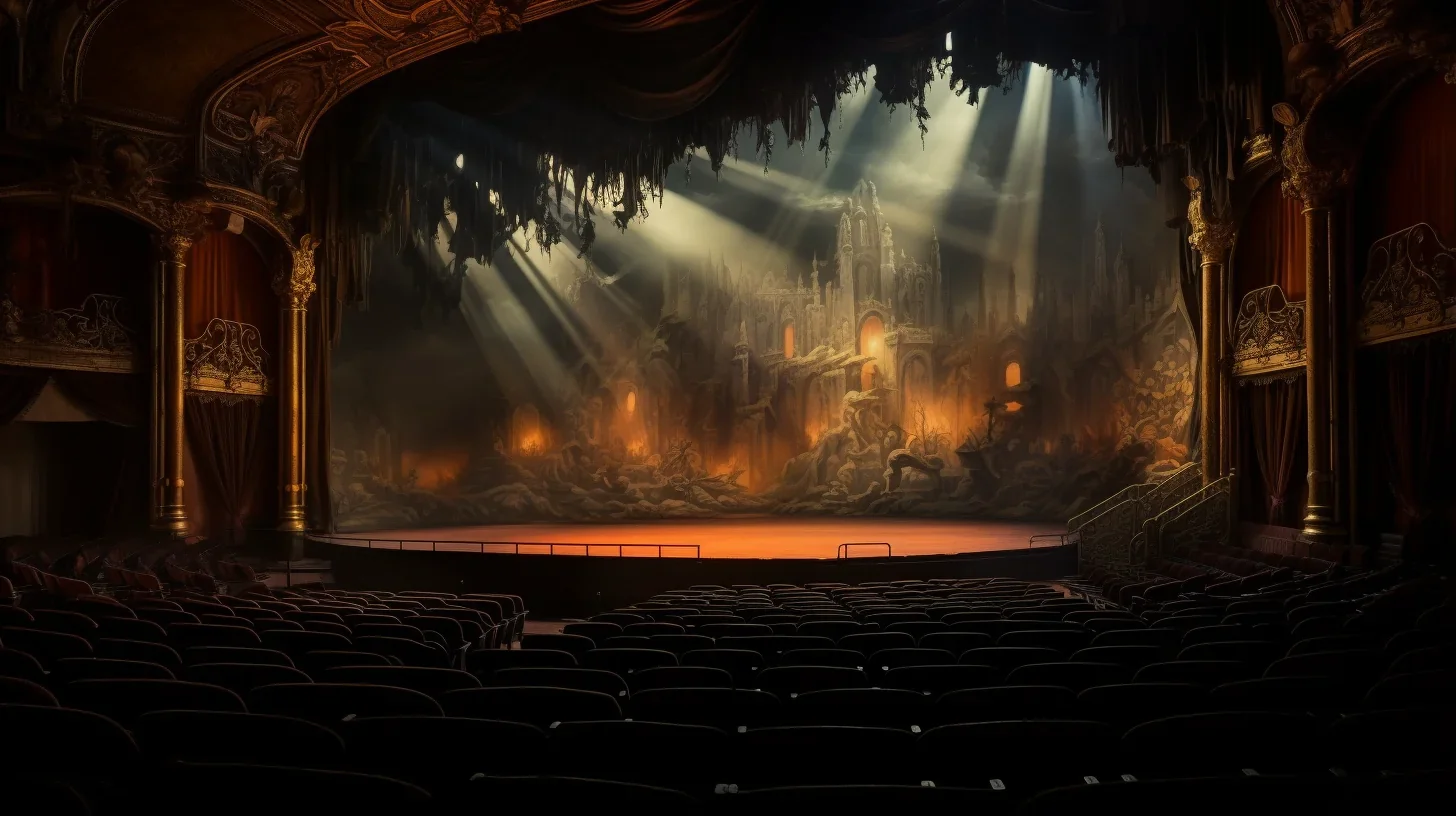 Les derniers ajustements avant le grand spectacle. L'équipe en coulisses s'assure que le décor est parfaitement prêt pour la premi