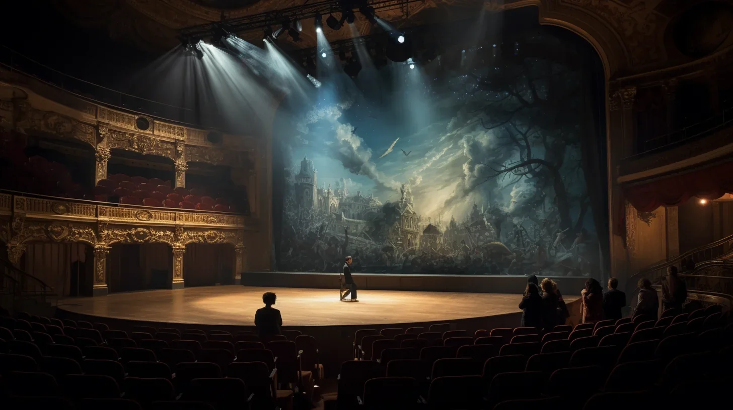 Coulisses illuminées par la musique. Alors que nous nous préparons pour le grand soir, la mélodie nous enveloppe, inspirant chaque