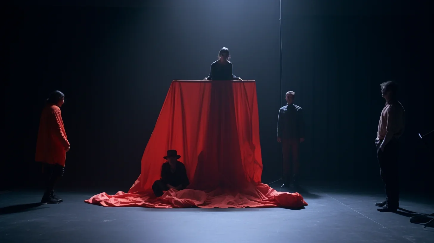 Tout est en place, les accessoires sont soigneusement disposés sur scène, prêts à jouer leur rôle dans ce spectacle captivant. Cha