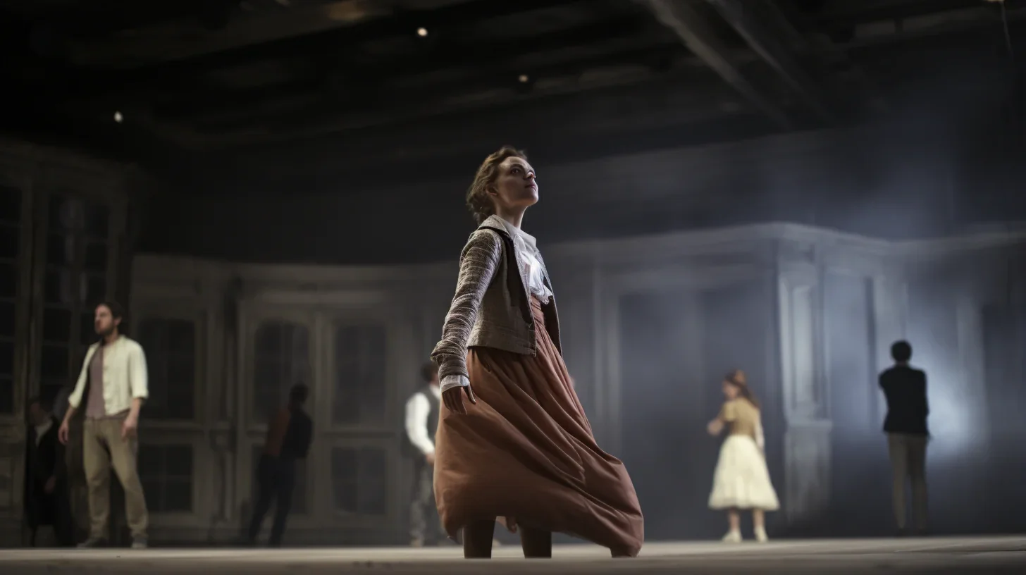 Cette photo saisit un moment magique lors d'un exercice en rythme en atelier de théâtre. Les participants se synchronisent avec un
