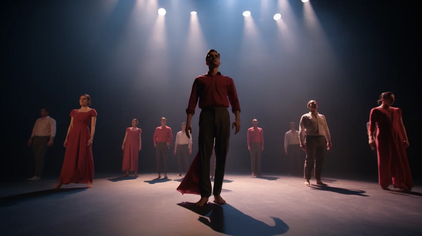 Une énergie palpitante sur scène ! Les acteurs se rassemblent en harmonie, tissant des liens invisibles qui transcendent les mots.