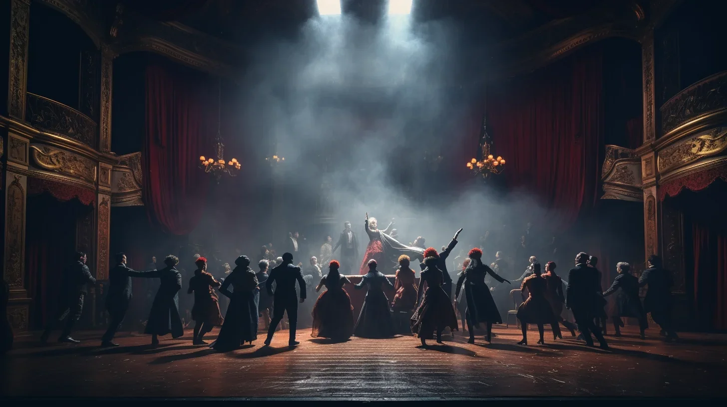 Capture d'une scène mémorable du spectacle.