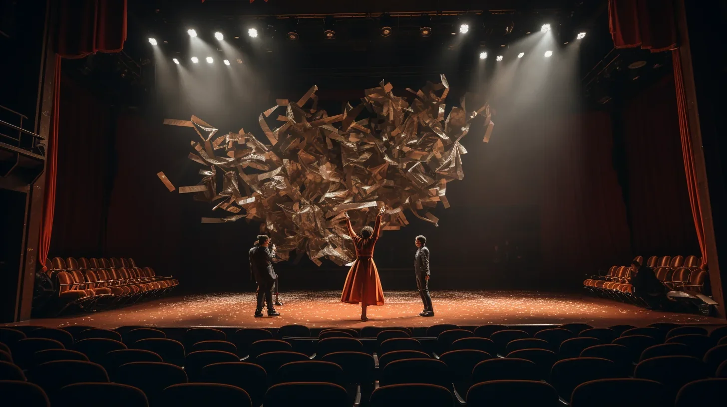 Effet Sur Scène : Objets Chutant du Haut