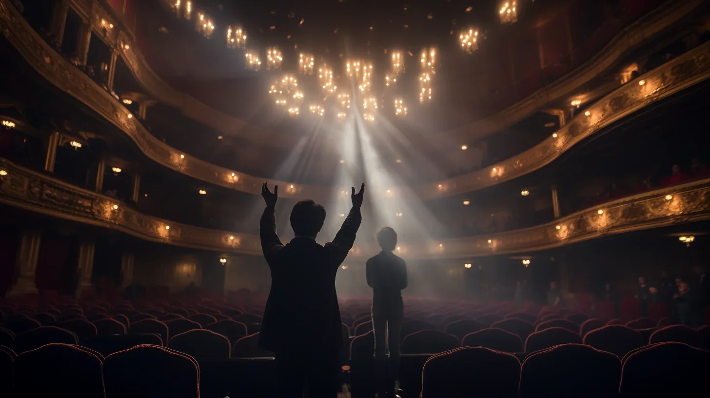 Directeur de la régie en préparation avant le spectacle