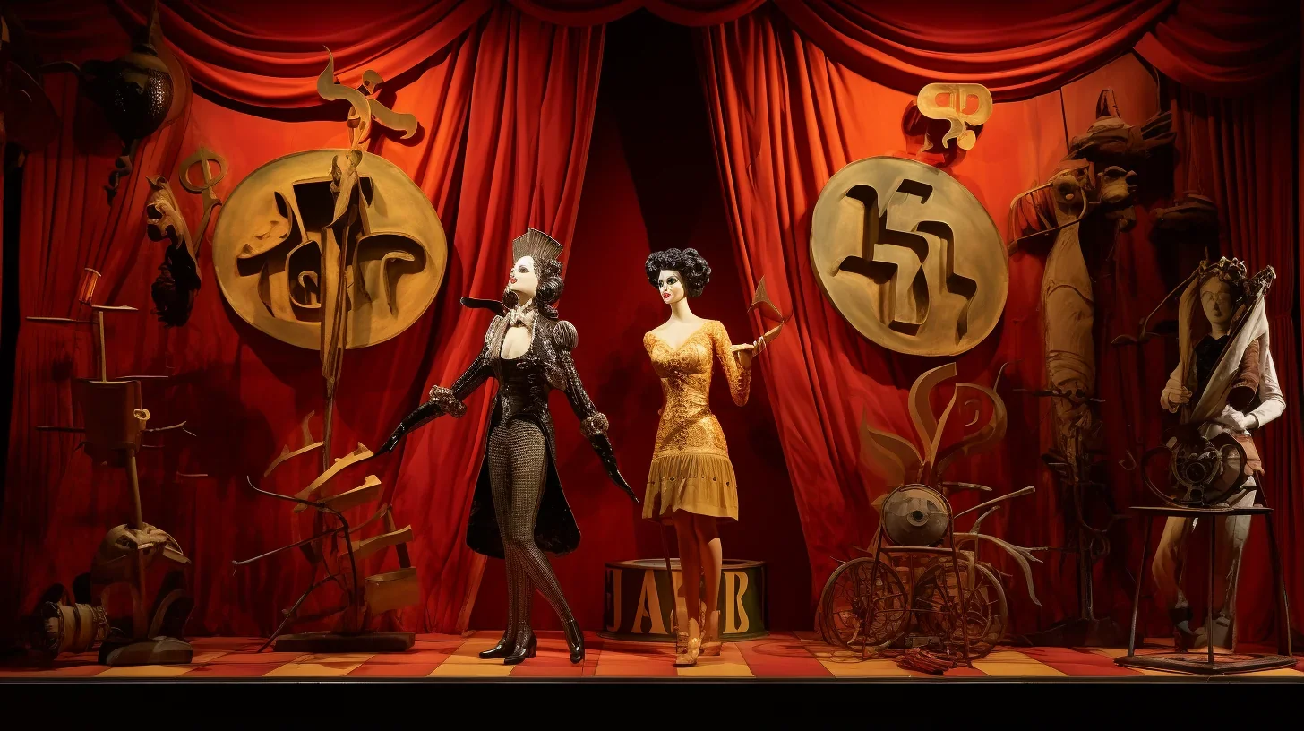 Maquette de conception du spectacle à venir