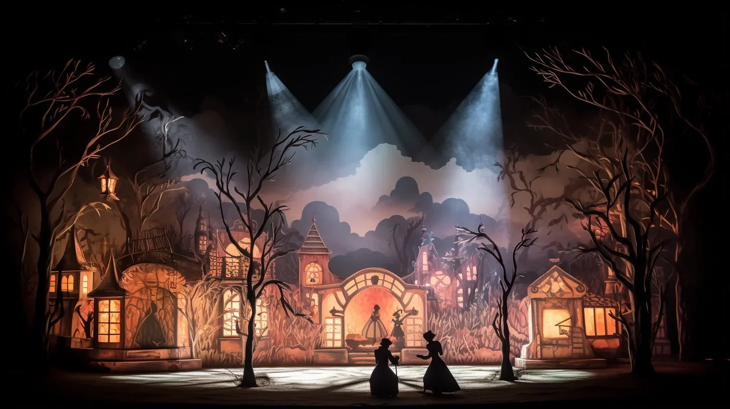 Deux talentueuses comédiennes interprétant une scène mémorable du spectacle