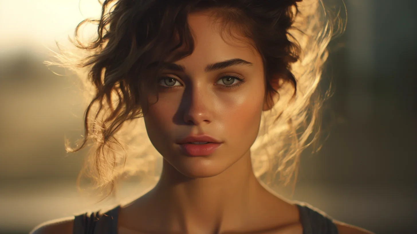 Jeune femme se préparant pour un exercice vocal