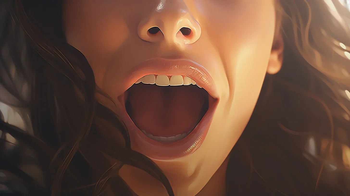 Bouche en action lors de l'exercice de diction