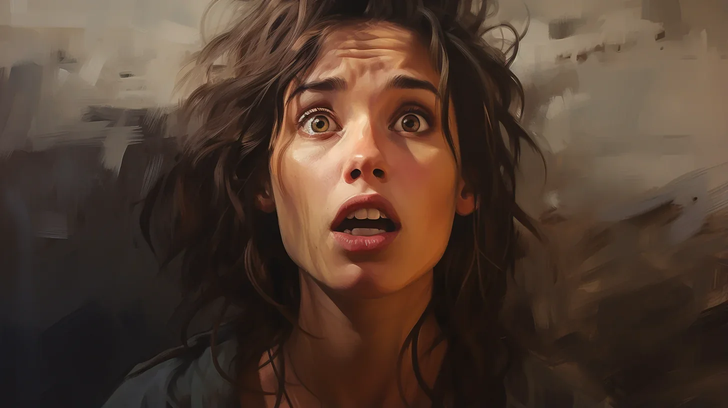 Personne effectuant un exercice de diction avec émotion