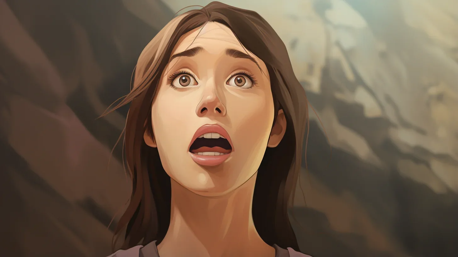 Femme pratiquant l'exercice de diction