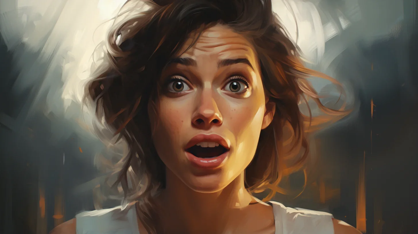 Jeune actrice pratiquant un exercice artistique de diction