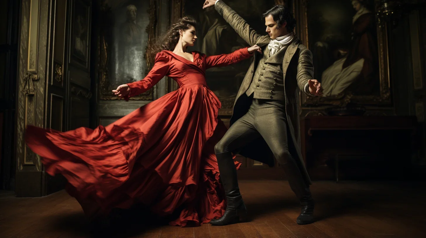 Acteurs interprétant la scène la plus intense de la pièce de Victor Hugo