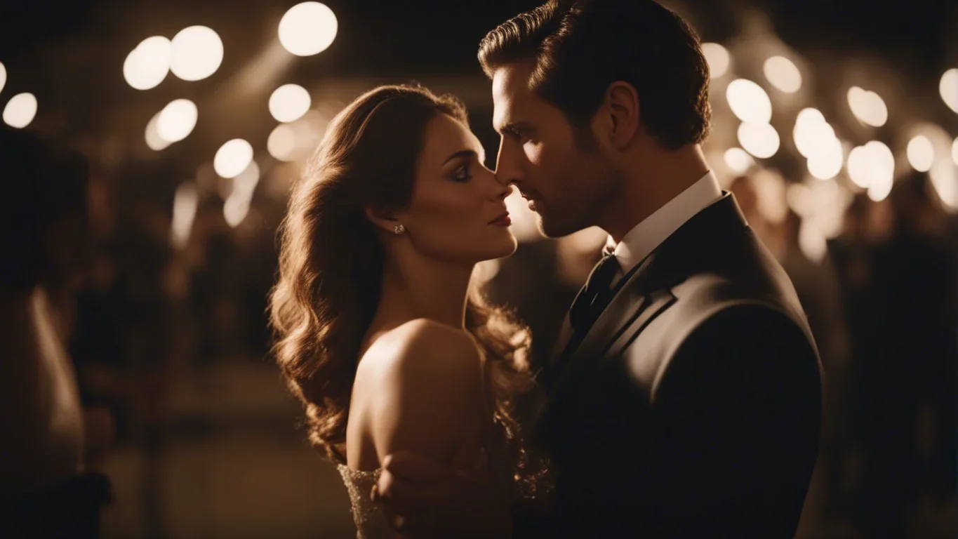 Un couple échange un dialogue amoureux