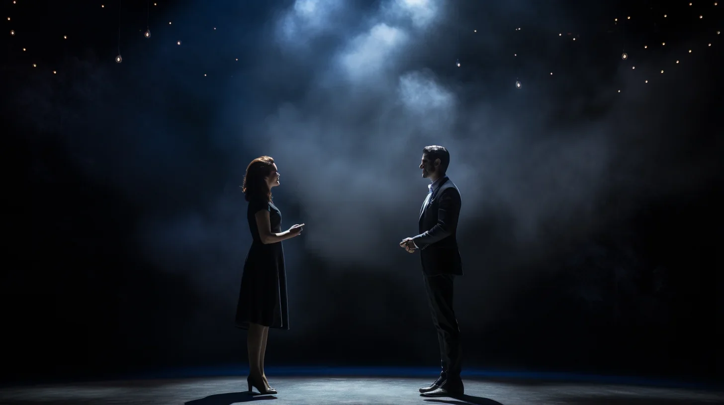 Deux Anciens Partenaires Échangent des Mots lors de Leur Rencontre