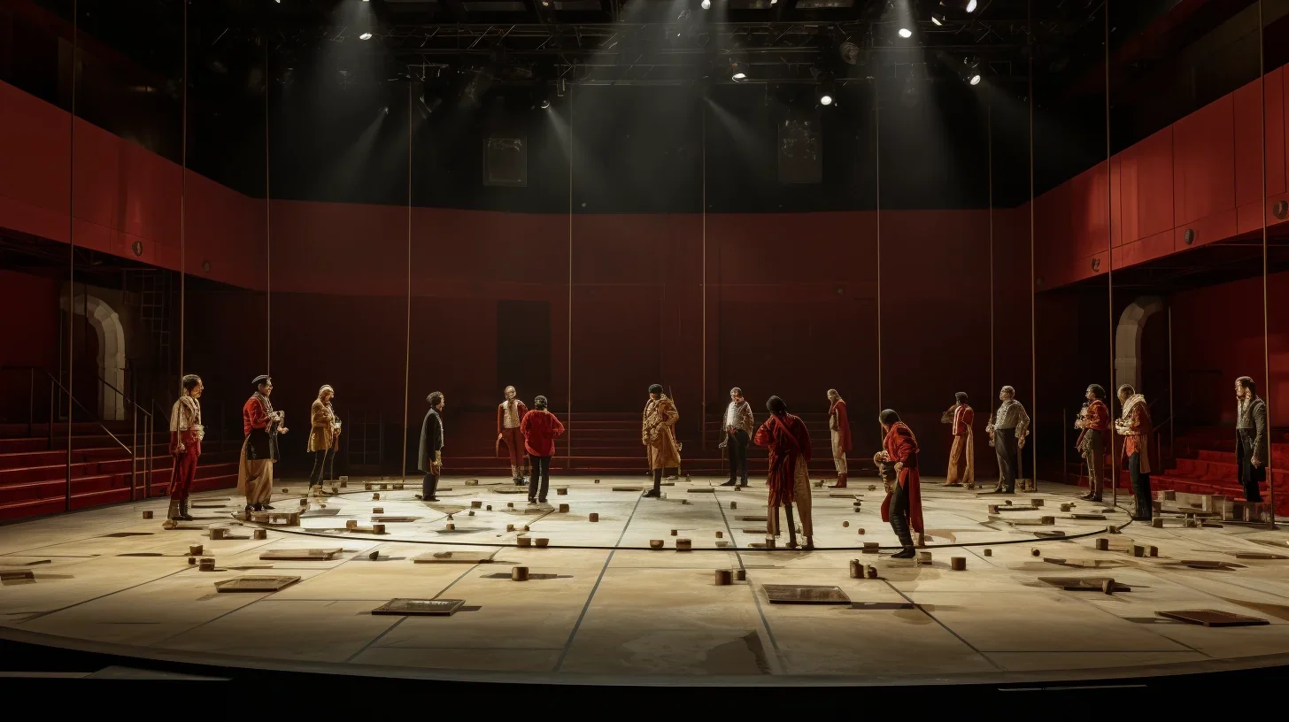 Participants d'un atelier de théâtre gérant le stress en groupe