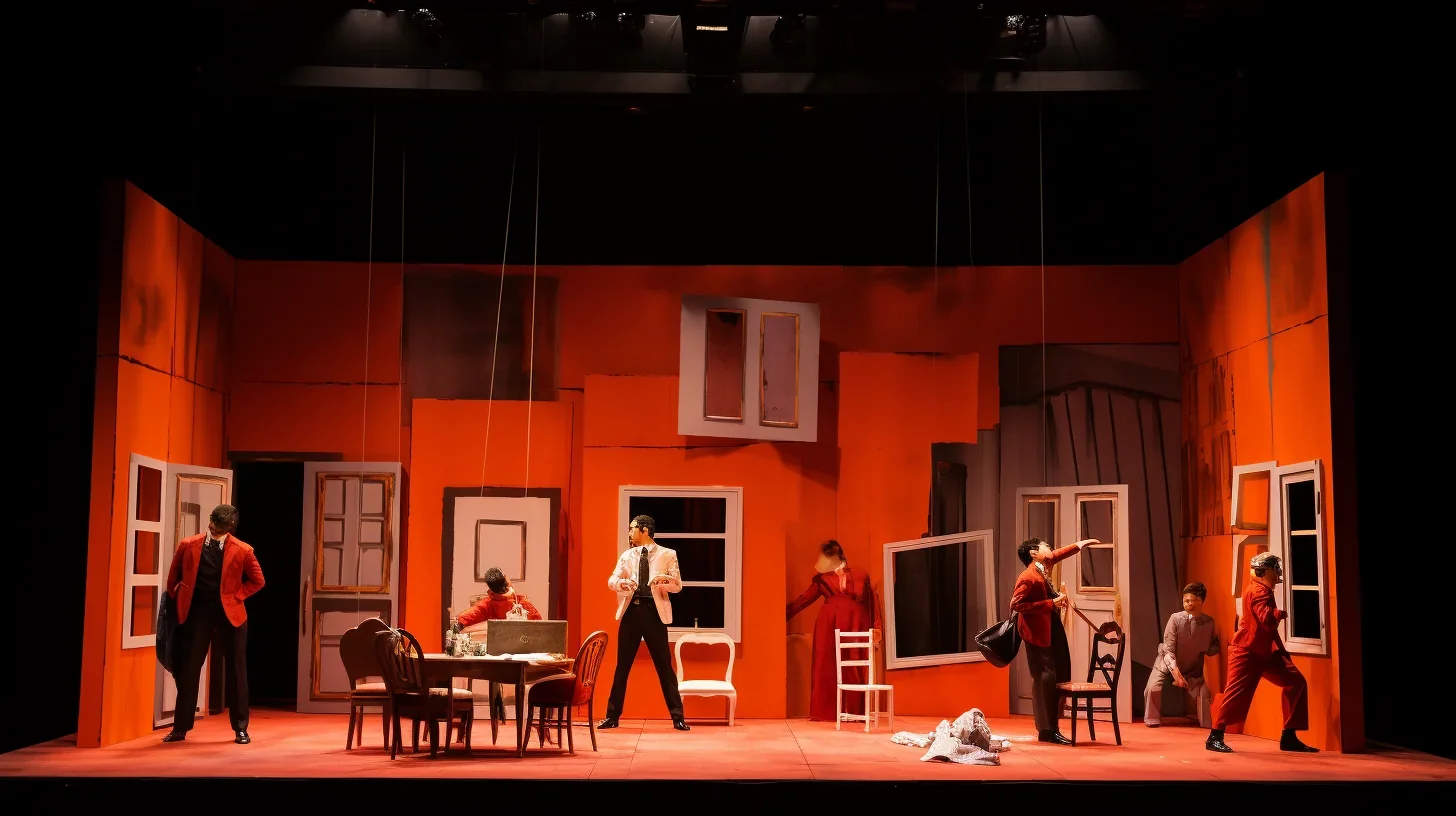 Artistes se préparant pour une performance sans stress