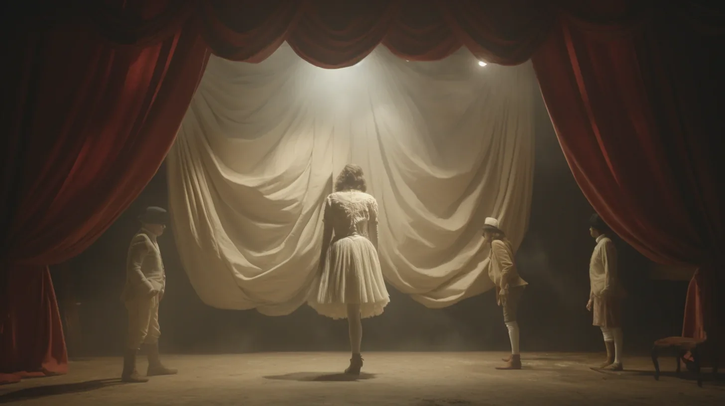 Représentation du stress à travers les yeux des comédiens