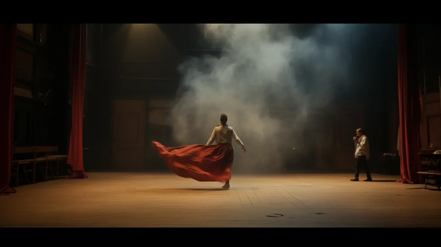 Artiste se préparant et gérant le stress avant le spectacle